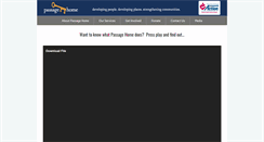 Desktop Screenshot of passagehome.org